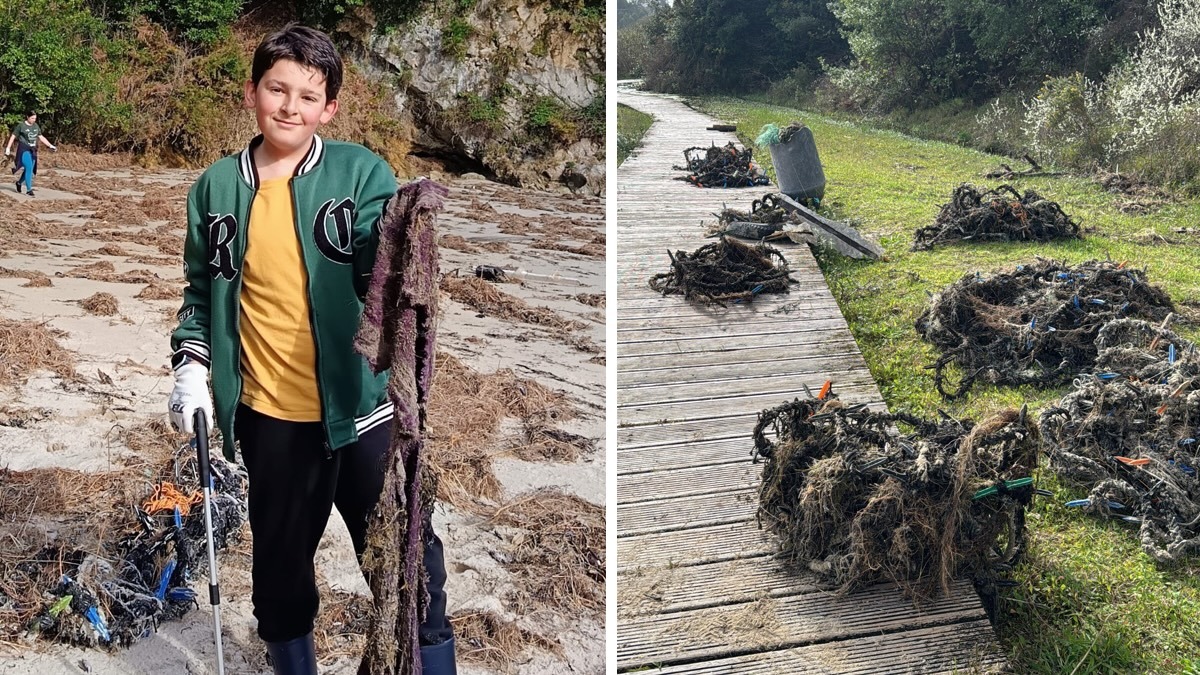 Limpeza praia dos MUinos