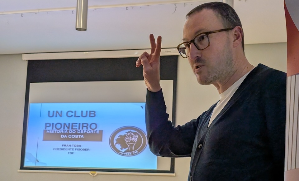 Fran Toba Fisober nas Xornadas Formativas de QPC e RFGF en Fisterra do FUTFEM