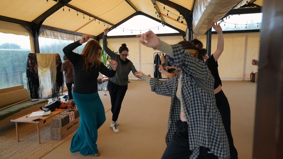 Monika_Bellido na residencia Interritmos en Razo