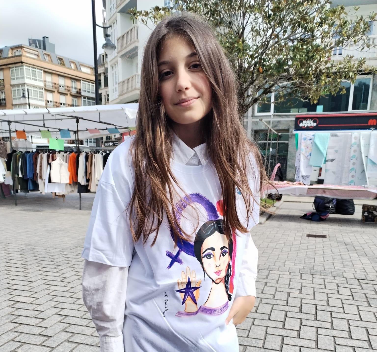 Unha Buserana coa cami de Viki Rivadulla