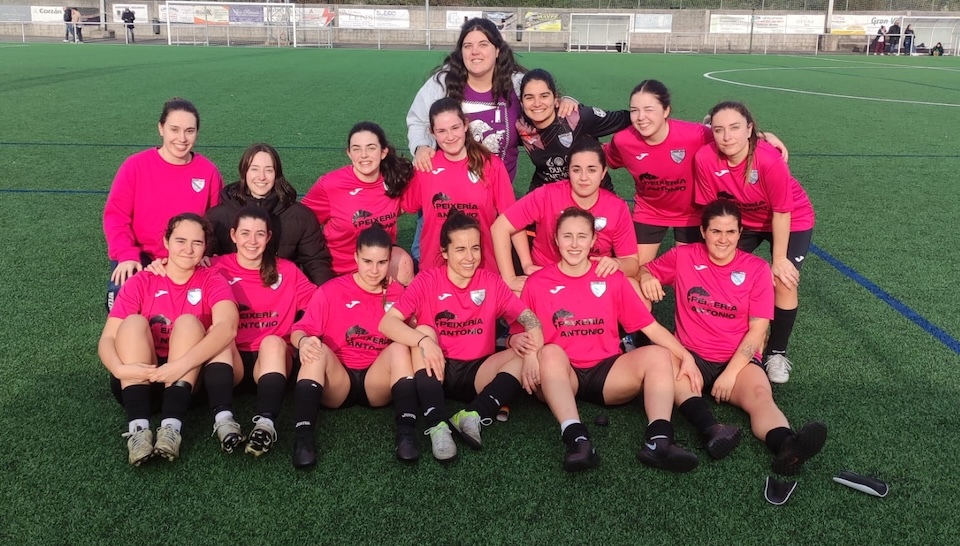 Corme CF na sua visita a Negreira