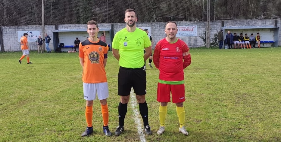 Capis do Volantes e Camelle no Rodeiro co arbitro Manuel Espasandin