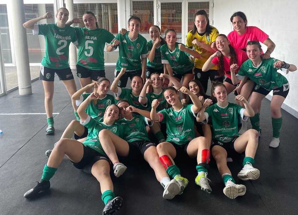 Xallas CF tras vencer no Conco