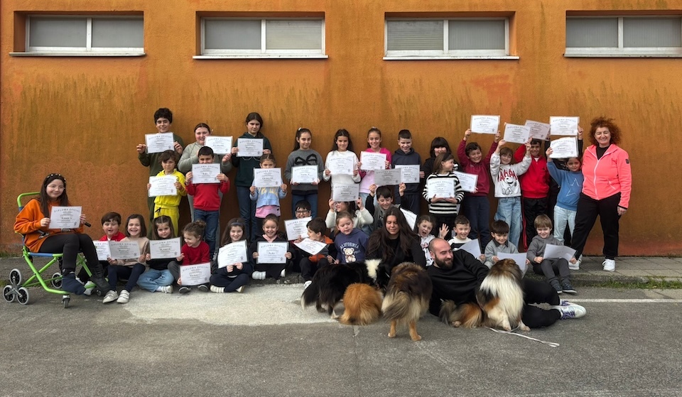 Visita canina no CEIP Vilarmide
