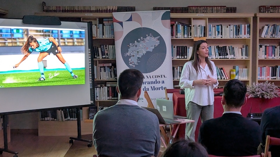 Eugenia Gil Soriano na Xornada Arbitral de QPC en Ponteceso