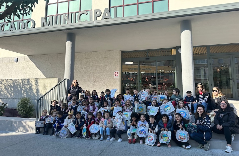 O CEIP Vila de Cee no Mercado Municipal