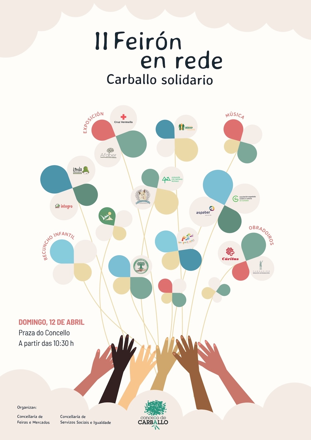 Feiron en rede entidades Carballo 2026