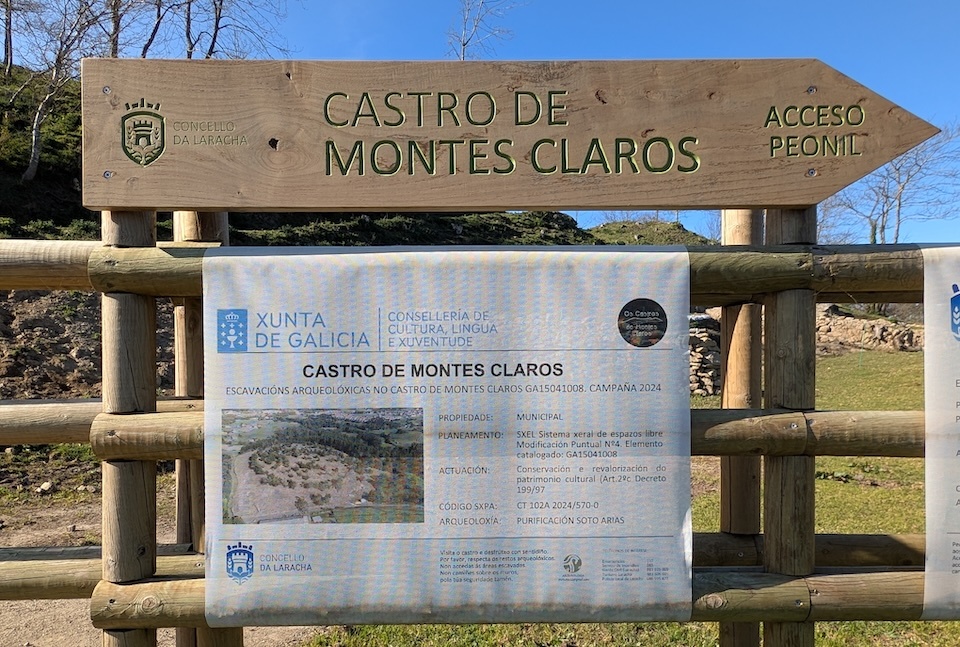 Acceso sempre aberto ao Castro de Montes Claros