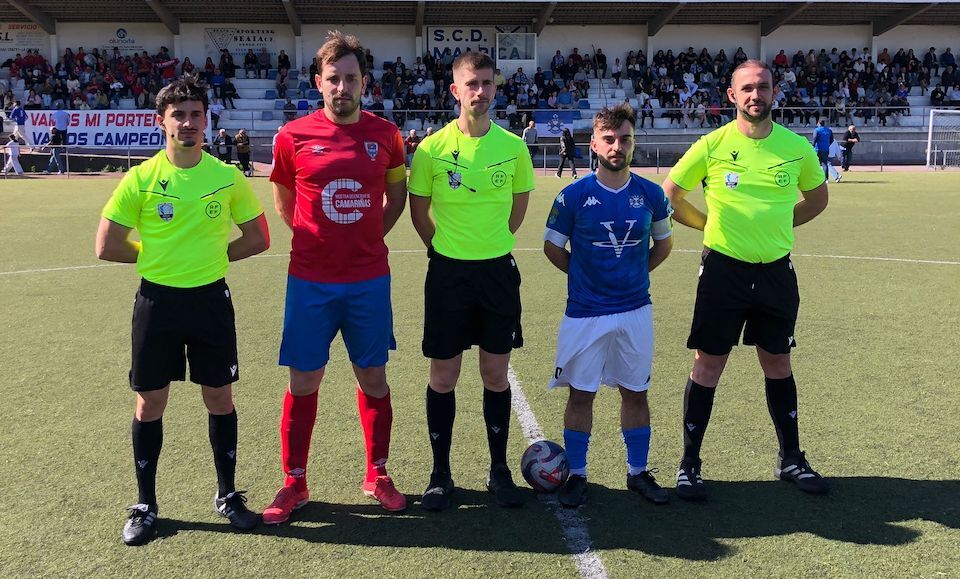 Copa da Costa-Capis do Porteño e Malpica cos arbitros