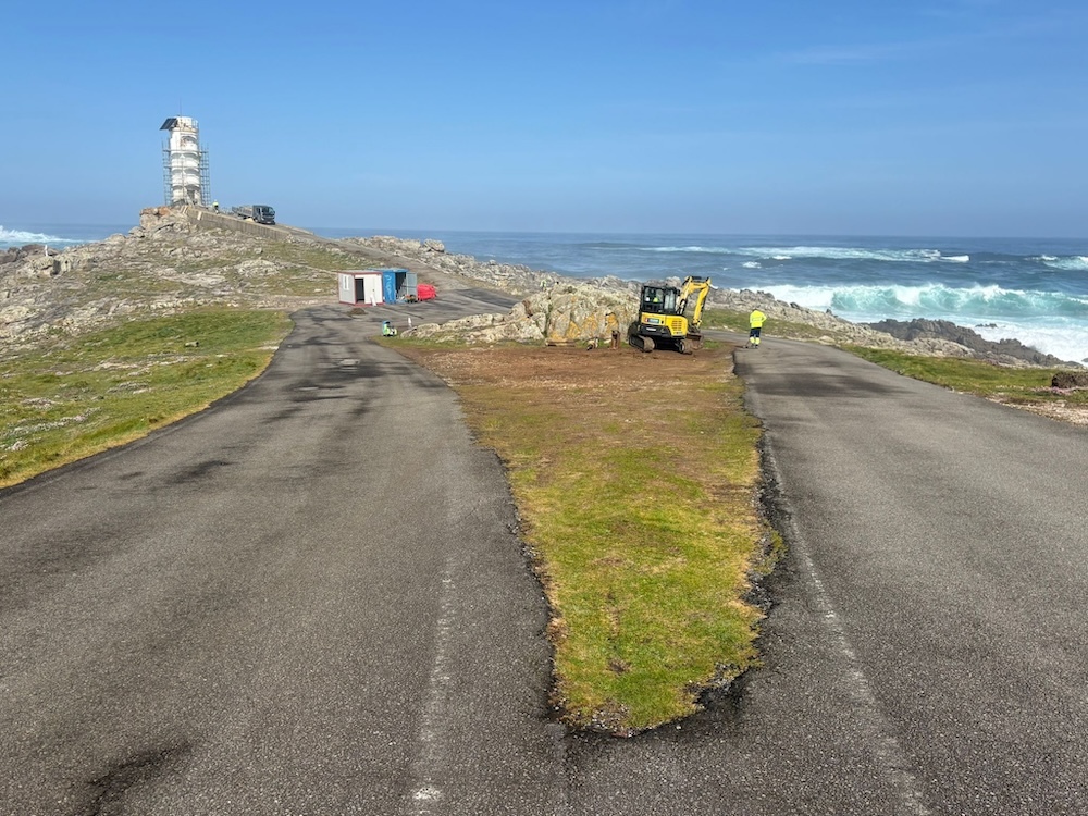 Obras no Faro Roncudo 1
