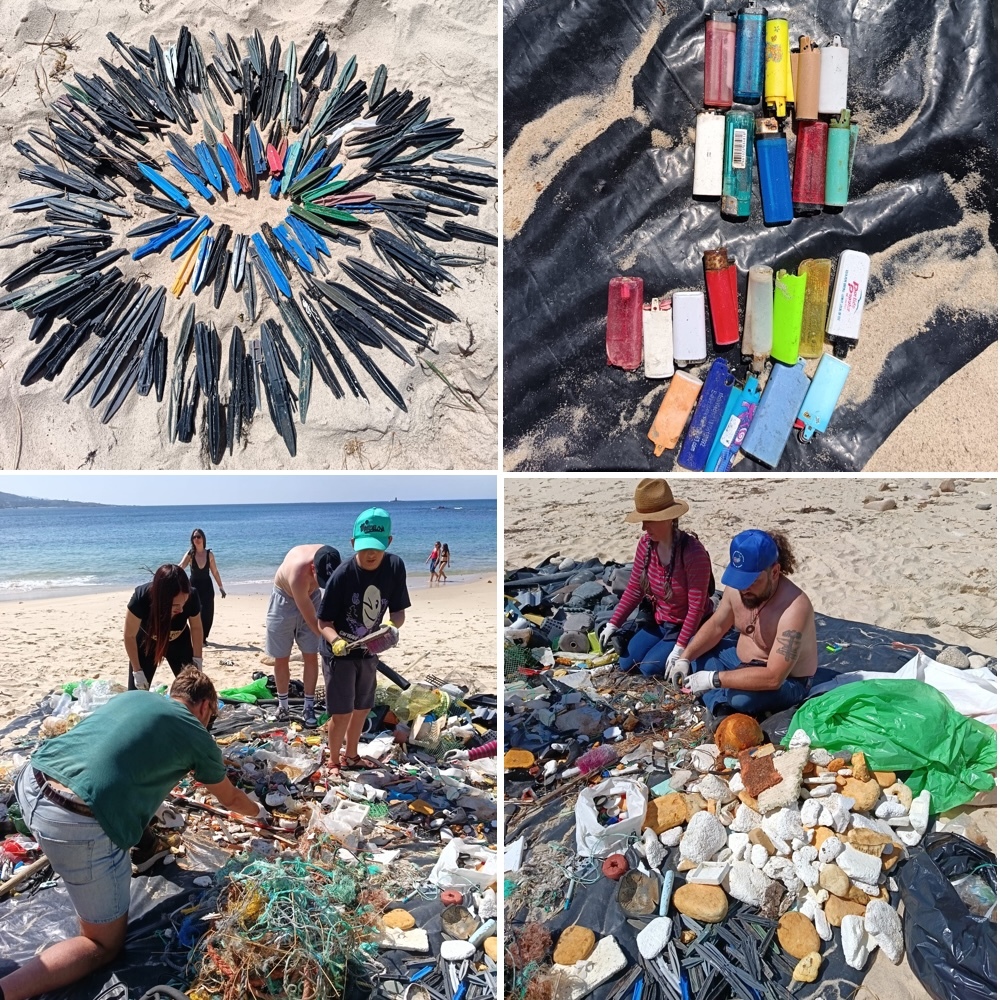 Limpeza Mar de Fabula en Gures