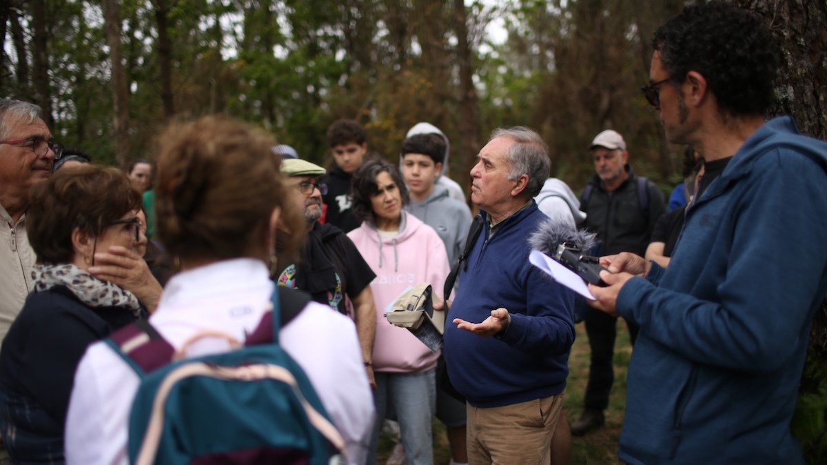 Vidal Romani nos Penedos de Traba e Pasarela