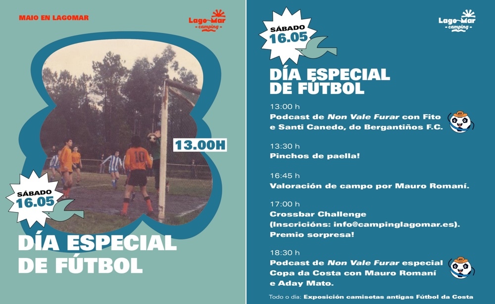 Dia sobre o Futbol da Costa no Camping Lago mar