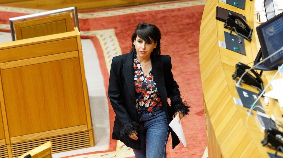 A conselleira de Economía e Industria, María Jesús Lorenzana, comparece en sede parlamentaria para dar conta de asuntos de interese do seu departamento. 05/05/26.