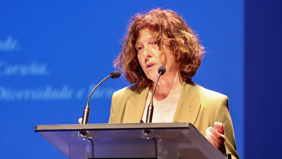 Rosa Ana García no Foro Alza Voz de Muller