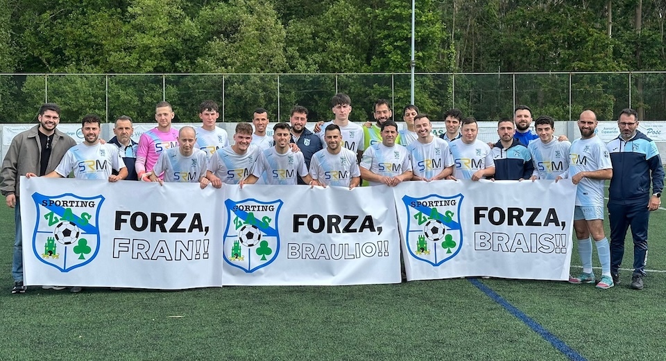 Familia do Sporting Zas cos seus lesionados