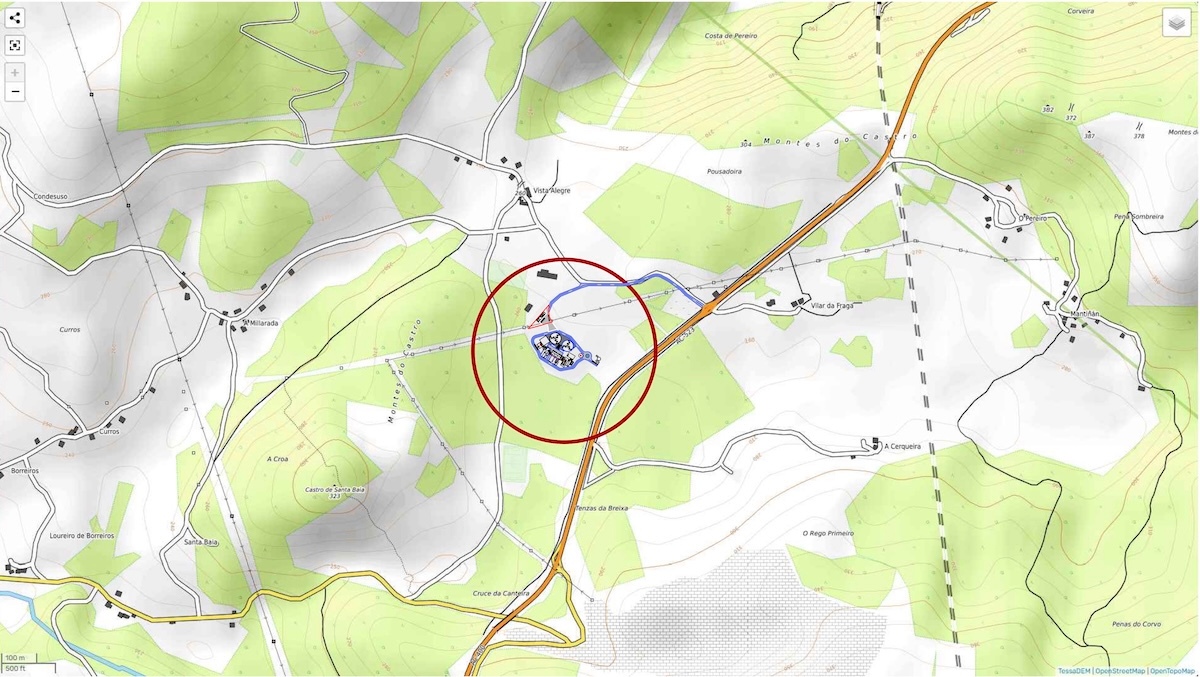 Mapa Proxecto Planta Biogas pequeno