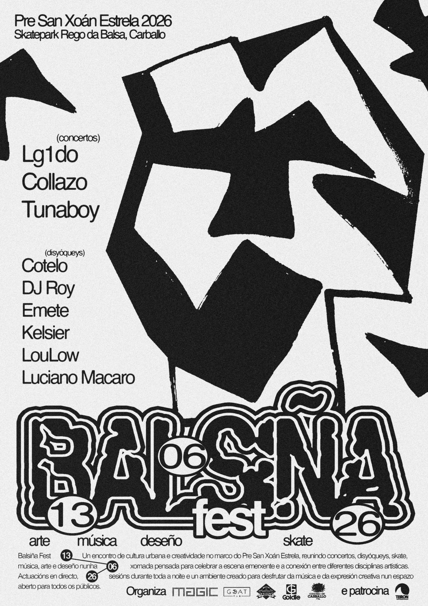 Balsina Fest carte Carballo