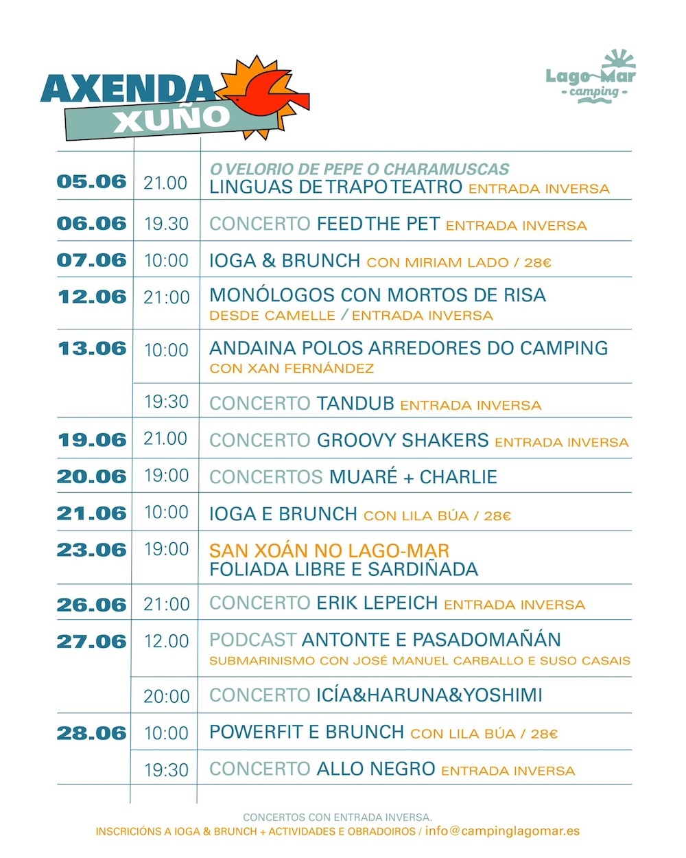 Camping Lagomar en xuno