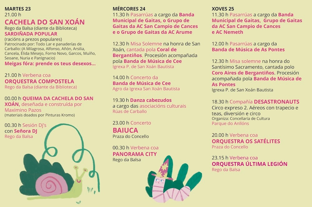 Programa San Xoan Carballo 2026 2