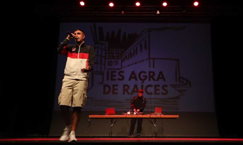 Xian Pais na Graduacion do IES Agra Raices