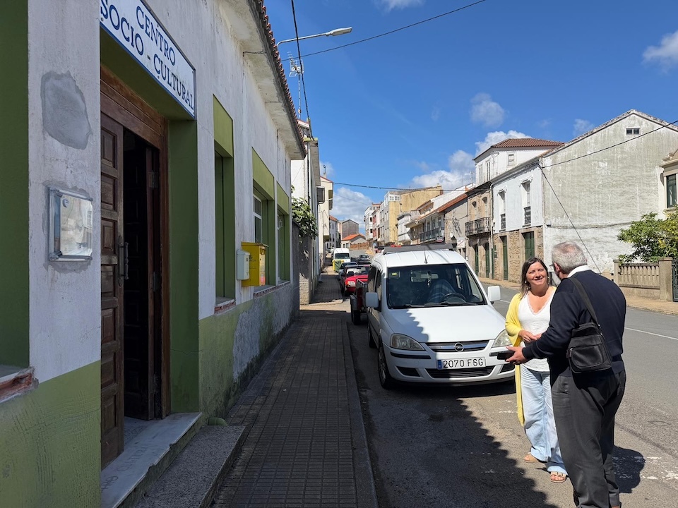 obras no Teleclub de Buno