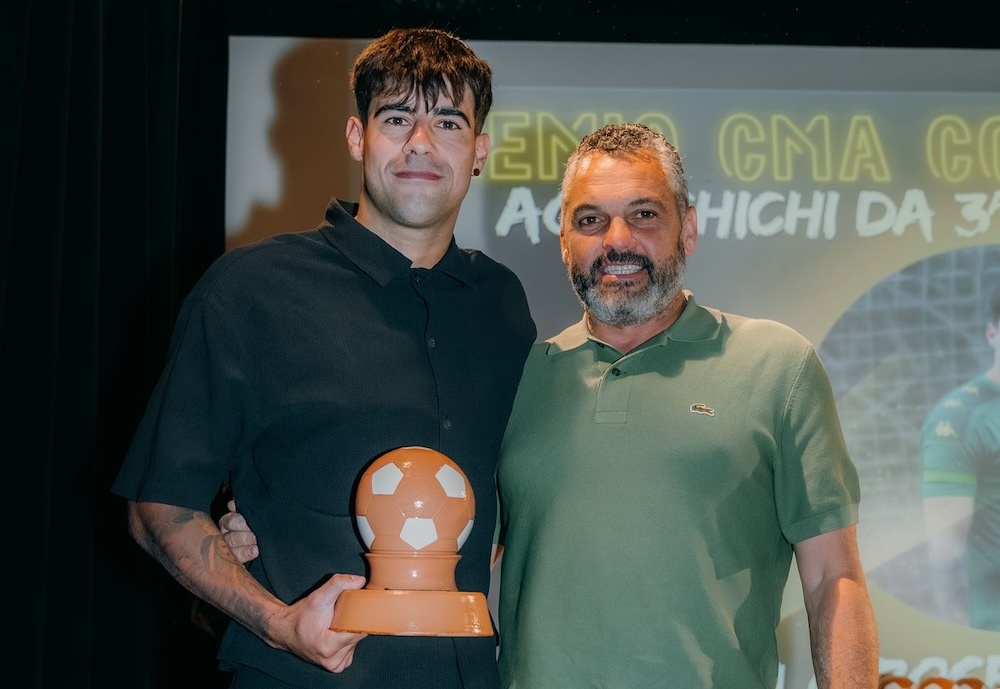 Gala do Futbol da Costa 26-Pablo Coste con Antonio de CMA Construcion