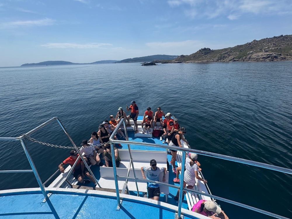 Jerreiros de Carnota a bordo de Cruceiros Carnota
