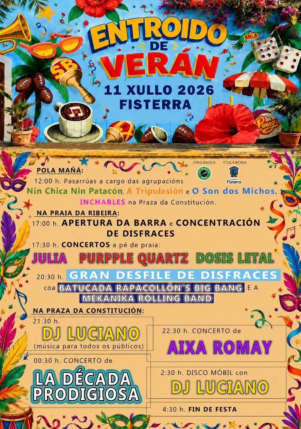 Entroido de Veran de Fisterra 2026