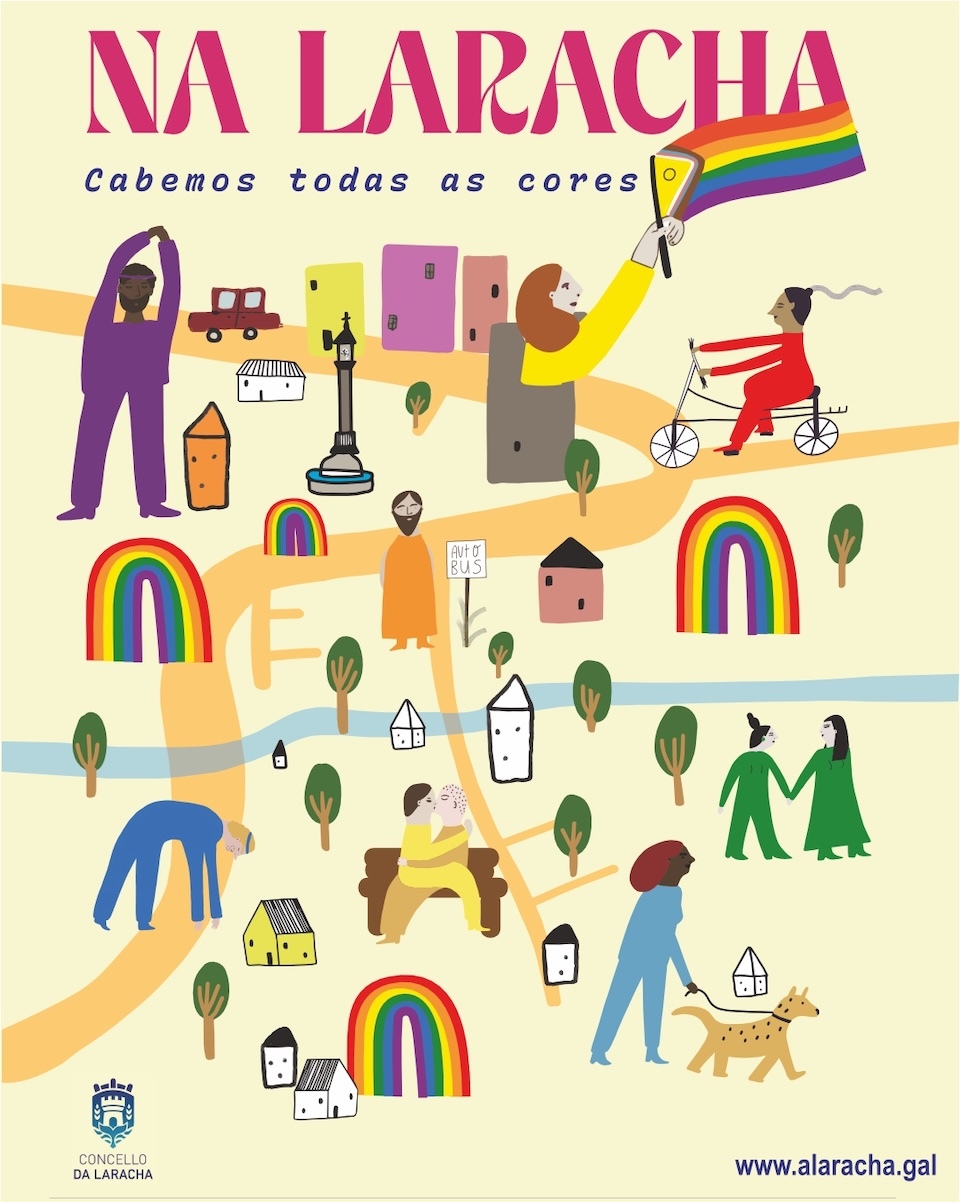Na Laracha cabemos todas as cores