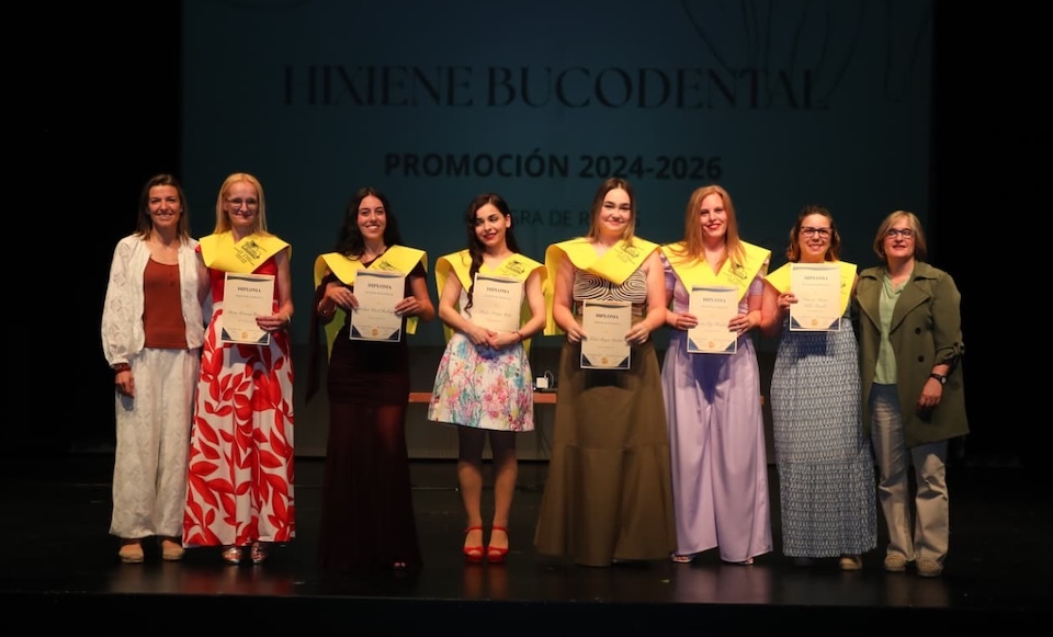 Primeira Promocion do Ciclo de Hixiene BUcodental no iES Agra Raices