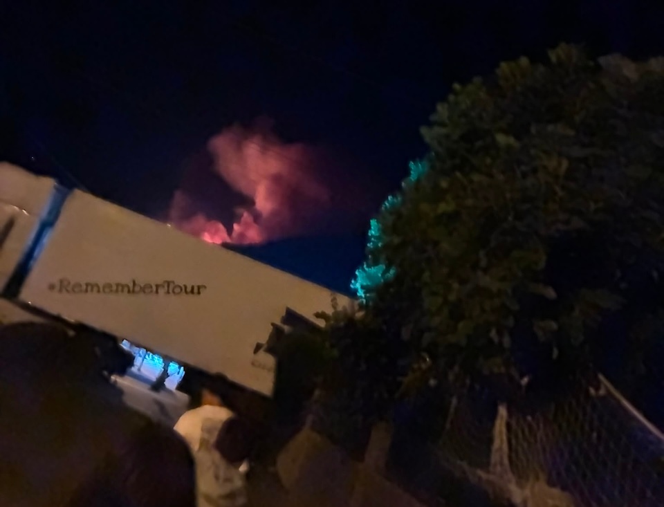 Incendio de Nande dende Soesto