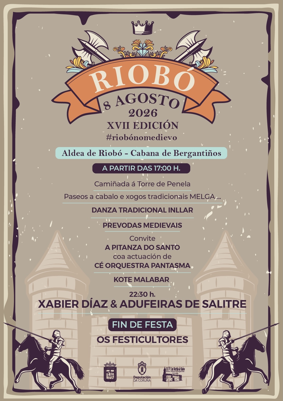 Cartel do Rioboo no Medievo 2026
