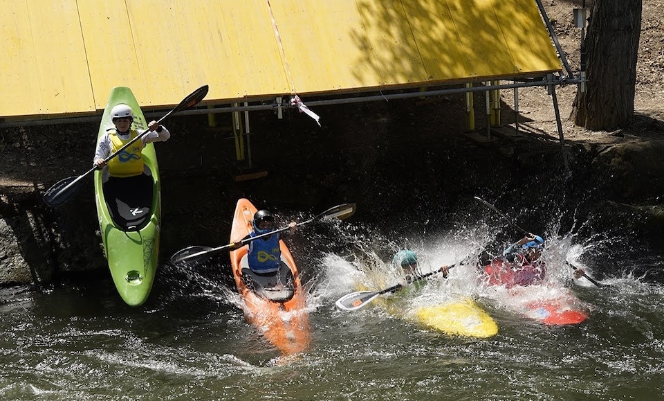 Saidas do slalom cros de Pons