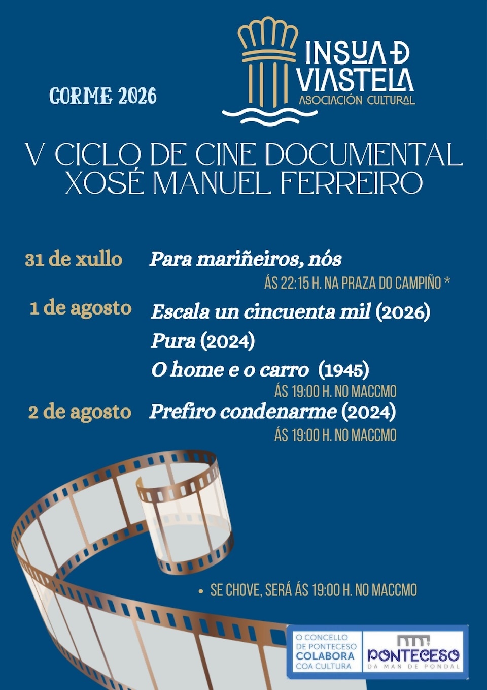 Ciclo Cine Para mariñeiros nos revive en corme