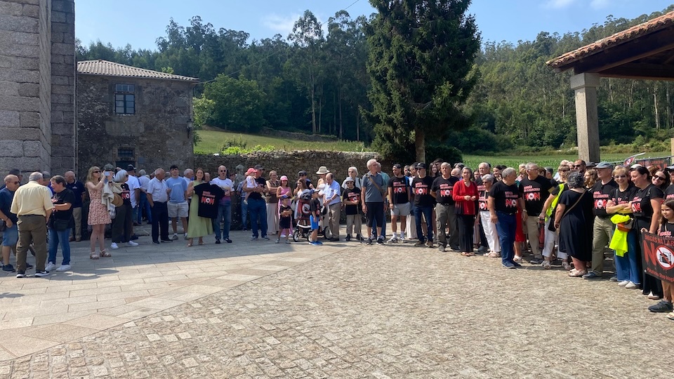Peregrinacion en Soandres contra a Planta de Biogas