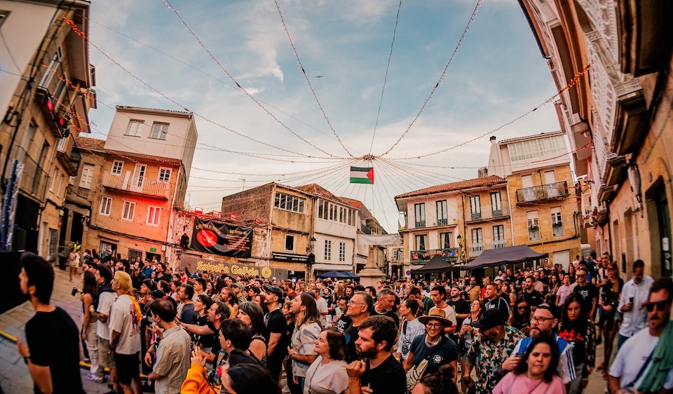 Praza do Mercado no Festival Castelo Rock