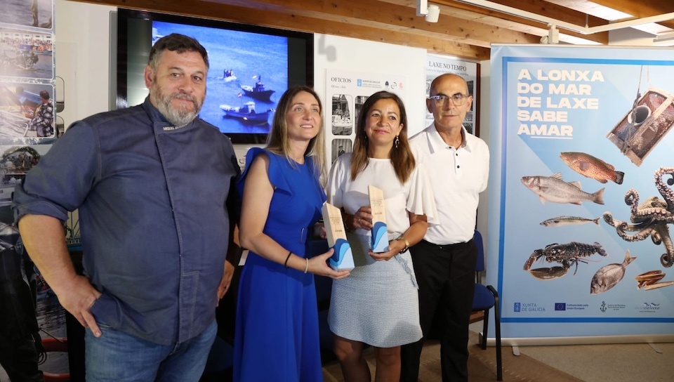 Lucia Freitas e Maria Villaverde homenaxadas pola Confraria de Laxe 