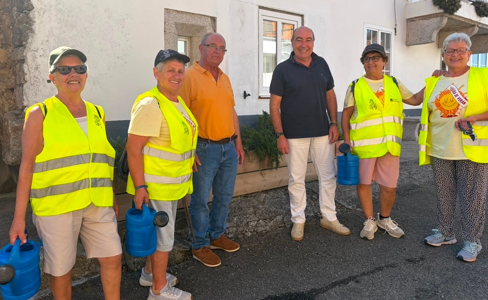 Voluntariado Senior do Couto Florido con Enrique Salvador e Xose Maria Varela